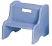 Baby : Child's Classic Wooden Step Stool in Powder Blue