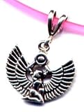 15 Pink Isis Necklace Sterling Silver Jewelry