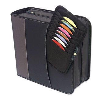 Childrens Toyshop  Electronics : Case Logic Nylon 280 Capacity CD Wallet Rip and Burn Black - CLRBNW280