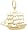 Sailboat Charm, Gold Plated Silver