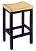 Black Finish 24 Inch Bar Stool