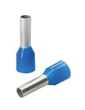 IMAGE OF Greenlee 173/BH AWG 14 by 19mm Long OLD DIN Insulated Wire Ferrules, Blue, 1000-Pack