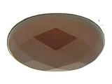 Sterling Silver Cognac Faceted Amber Brooch