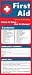 First Aid Laminate Reference Charts (Quickstudy: Health)