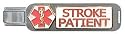 Clearly Charming Stroke Patient Large Life Links Medical Alert Attachment Italian Charm Bracelet Link