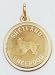 image 1 - 14K Gold Shetland Sheepdog Disc Charm