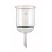 Chemglass CG-1402-30 Glass Buchner Filtering Funnel with Coarse Frit, 2L Capacity
