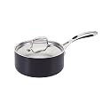 Typhoon Greenpan Aluminium Induction Saucepan, Vienna Black, 18 cm