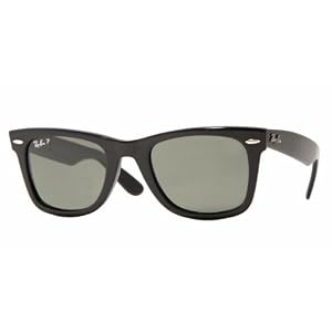 Ray-Ban RB 2140-901 58 Black Outsiders Original Wayfarers Sunglasses with Grey Polarized Lenses