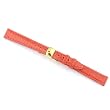 Watch Band Genuine Lizard Orange 14mm