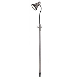 Hunter Kenroy GRILLLAMP Outdoor Floor Lamp model number 53101SSTL-KEN floor