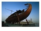 Olympias, Replica of Ancient Greek Warship in Dry Dock Near Athens Travel Photographic Poster Print by James L. Stanfield, 24x18