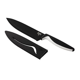 Kuhn Rikon Colori Nonstick Chef's Knife, Black by Kuhn Rikon