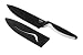 Kuhn Rikon Colori Nonstick Chef's Knife, Black