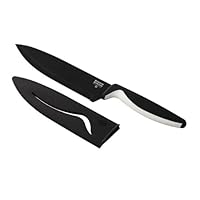 Kuhn Rikon 6-Inch Nonstick Colori Chef's Knife, Black