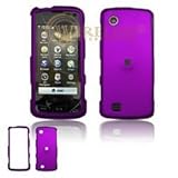 Premium Rubberized Purple Snap-On Cover Hard Case Cell Phone Protector for  ....