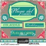 Playa Del Carmen Bon Voyage Cardstock Scrapbook Stickers (18440)