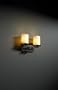 Dakota Bronze 2 Light Sconce Candle Shade