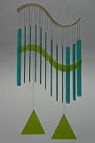 Goose Rocks Designs Ogunquit-t Handcrafted Stained Glass Wind Chime