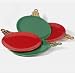 Department 56 Set Of 4 Ornament Appetizer Plates #37142