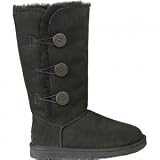 UGG Women's UGG BOOT W BAILEY BUTTON TRIPLET 8 (BLACK)