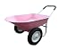 Tools & Hardware : Pink Barrow - Pink Dual Wheeled Wheelbarrow