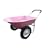 MARATHON INDUSTRIES 5 Cubic Feet Pink Poly Wheelborrow