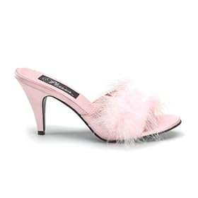 Classic Marabou Slippers with 3