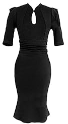 Lace Vintage Cocktail Mermaid Cotton/Polyester/Spandex Party Dress/Tunic/Midi Dress 