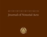 Notary Journal Softcover - Brown