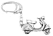 Pewter Keyring Scooter Vespa -