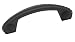 Amerock BP53470-FB Allison Scroll Pull 3-Inch Center, Flat Black