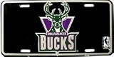 Milwaukee Bucks NBA License Plate Plates Tag Tags auto vehicle car front