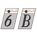 1.5IN ALUM HOUSE COMMA SYMBOL