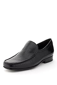 Collezione Leather Weave Design Vamp Loafers