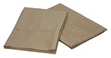 Camden Collection 350-Thread-Count 100-Percent Egyptian Cotton Sateen Standard Pillow Case Set, Gold