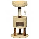 Go Pet Club Tall Brown &amp; Beige Cat Tree, 40"