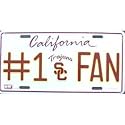 lp - 958 USC University Southern California Trojans College License Plate - 290110M