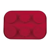 Review Silicone Zone  / Silicone Zone Flower Mini Cake/ Muffin Pan - Red