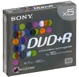 Review Sony 5DPR120 / Sony DVD+R 5-Pack Recordable DVD+R