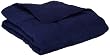 Aeolus Down Navy Microsuede Down Alternative Throw