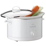  : Crockpot SCR450-W 4-1/2-Quart Round-Shaped Manual Slow Cooker, White