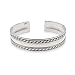 Sterling Silver Decorative Edge Balinese Bracelet