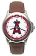 Los Angeles Angels Mens Rookie League Leather Strap Watch