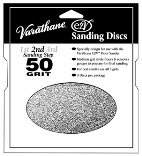 Varathane Ezv Sanding Discs, 50 grit