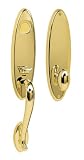 Baldwin 85360.003.FD Blakely Emergency Exit Dummy Handleset with Egg Knob, Lifetime Polished Brass