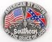 American By Birth Southern By Grace Of God Rebel Pride Belt Buckle WT-081