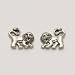 Small Lion Earrings