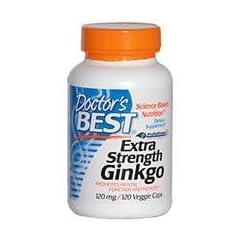Doctor's Best, zus�tzliche Festigkeit ginkgo, 120 mg, 120 Veggie Caps [K�rperpflege]