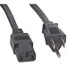 6 Foot IEC Power Cord for Computers, TVs, etc.